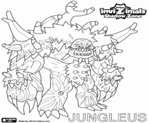 Jungleus, Invizimals Shadow Zone boyama