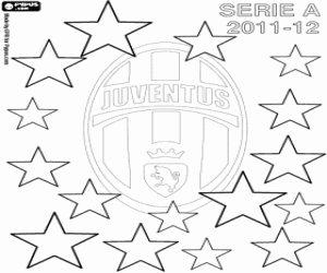 Juve Turin, şampiyonu 2011-2012 boyama