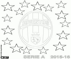 Juventus, şampiyon 2015-2016 boyama