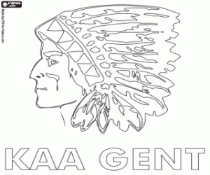 KAA Gent logosu boyama