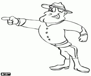 Kanada Kraliyet Atlı Polisi boyama