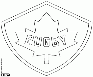 Kanada rugby takımı logosu boyama