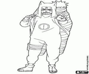 Kankuro bir Naruto karakter boyama