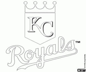 Kansas City Royals logosu boyama