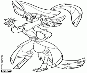 Kaptan Celaeno, benim küçük midilli boyama