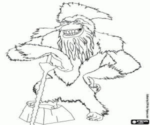 Kaptan, tarih öncesi bir maymun boyama