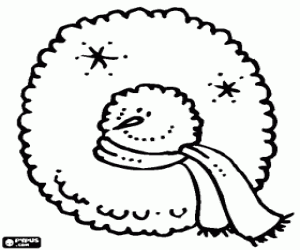 Kardan adam ve harf Q boyama