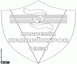Kardemir Karabukspor Madalyası boyama