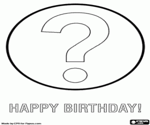 Kaç yaşındasın soru boyama