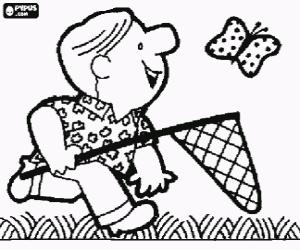 Bir kelebek zulüm boyama