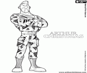 Kibirli Steve Christmas boyama