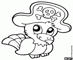 Korsanlar papağan boyama