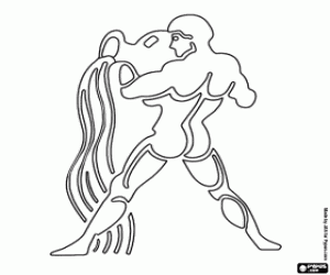 Kova, burcu işareti boyama