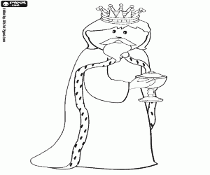 Kral Gaspar ve onun hediye boyama