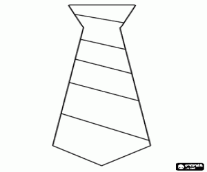 Bir kravat, baba için bir hediye boyama