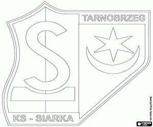 KS Siarka Tarnobrzeg logosu boyama