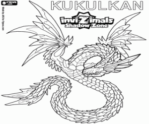 Kukulkan, Invizimals Shadow Zone boyama