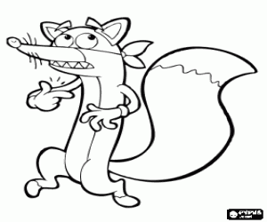 Kurnaz tilki Swiper boyama