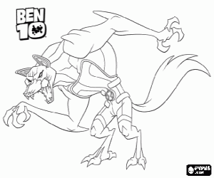 Kurt Ben, Ben 10 alien boyama