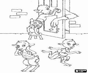 Kurt un ile bacak boyama