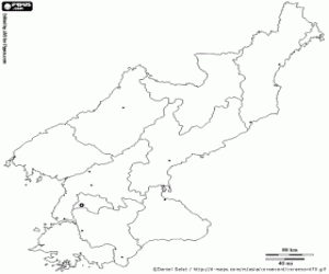 Kuzey Corea harita boyama