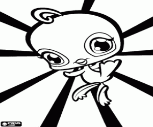 Kuş. Littlest PetShop boyama