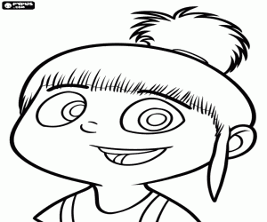 En küçük kardeşidir Agnes boyama