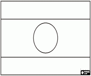 Laos Bayrağı boyama