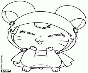 Lapis, Hamtaro bir hamster boyama