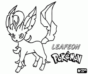 Leafeon, Pokémon boyama