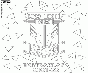 Lech Poznan, şampiyon 2021-2022 boyama