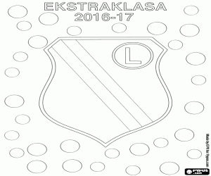 Legia, Ekstraklasa 2017 şampiyonu boyama