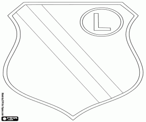 Legia Varşova logosu boyama
