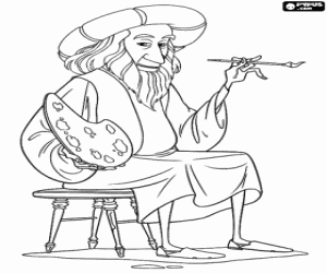 Leonardo da Vinci, Floransa boyama