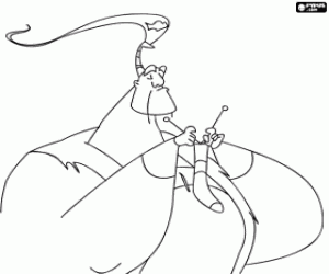 Lian Chu, ejderha avcısı boyama