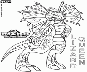 Lizard Queen, Invizimals The Lost Tribes boyama