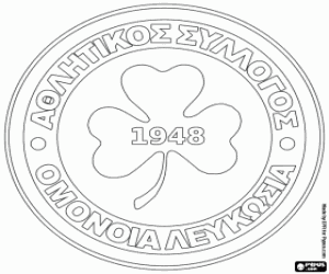 Logo AC Omonia Lefkoşa boyama