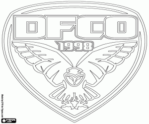 Logo Dijon FCO boyama
