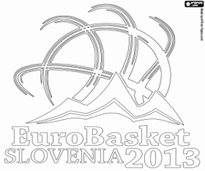 Logo Eurobasket 2013 Slovenya logosu boyama