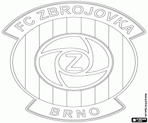 Logo FC Zbrojovka Brno boyama