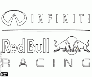 Logo Infiniti Red Bull Racing boyama