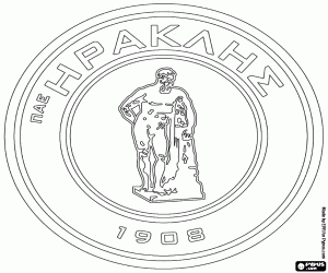 Logo Iraklis Selanik boyama