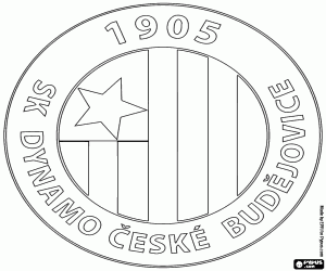 Logo SK Dinamo Česke Budějovice boyama