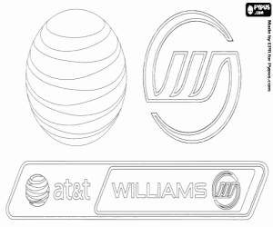 Logo Williams F1 boyama