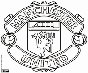 Logosu Manchester United boyama