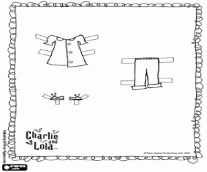 Lola ile elbise oyunu boyama