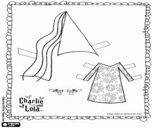 Lola olarak peri Giydirme oyunu boyama