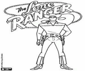 Lone Ranger logosu boyama