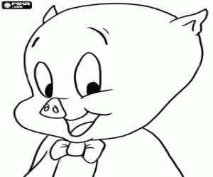 Loonely Tunes, Porky Pig boyama
