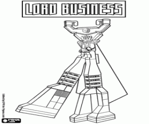 Lord Business, Lego Film boyama